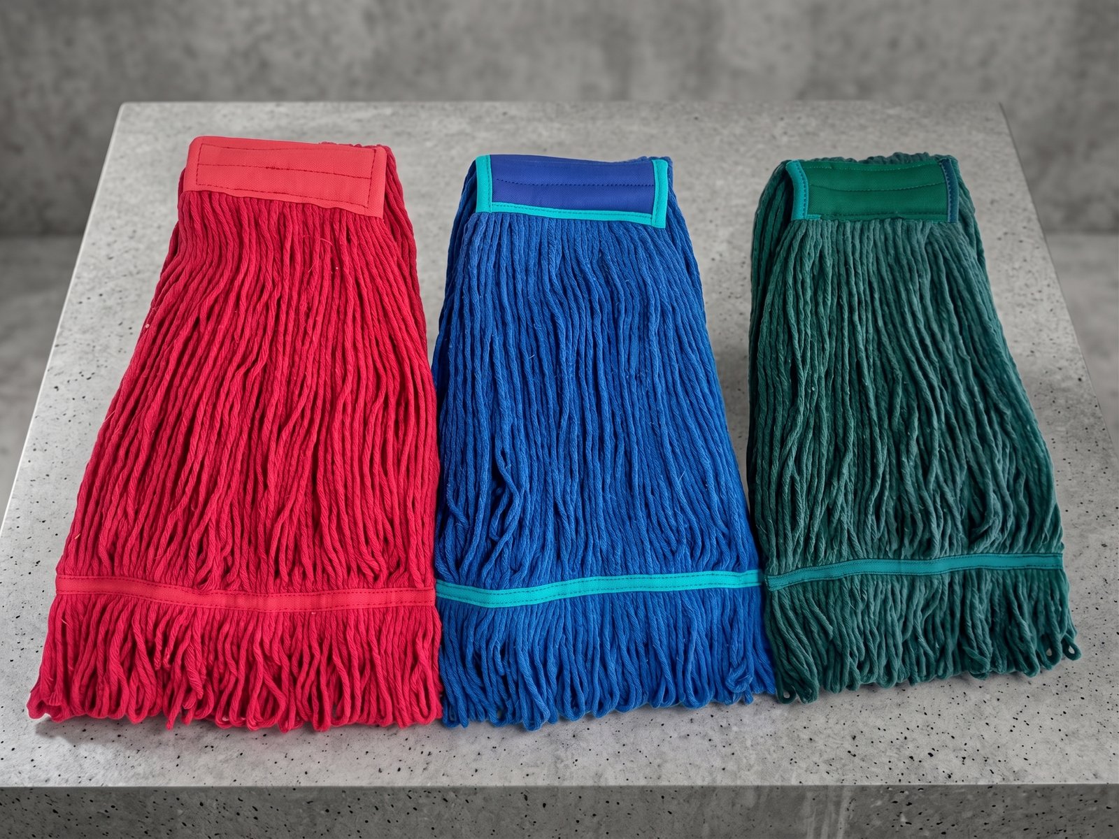 Colored Wet Mop band & loop